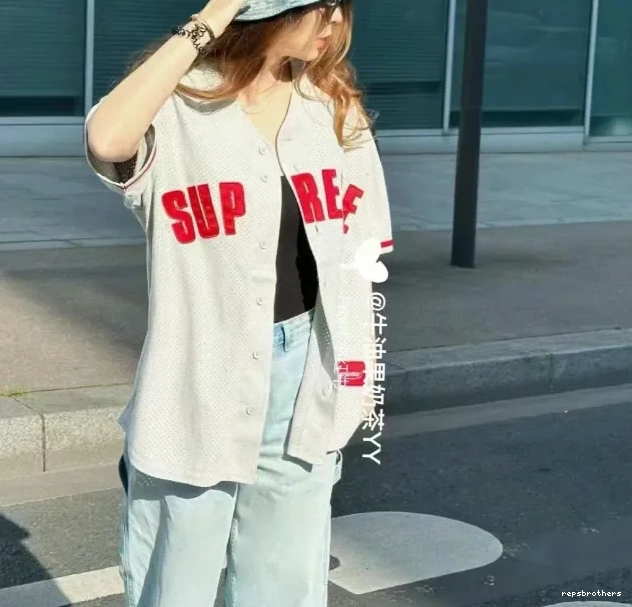 sleeved mesh suede baseball JERSEY 24SS ULTRASUDE short MESH BASEBALL 0504